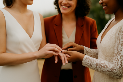 Safe and inclusive space for non-traditional wedding celebrations